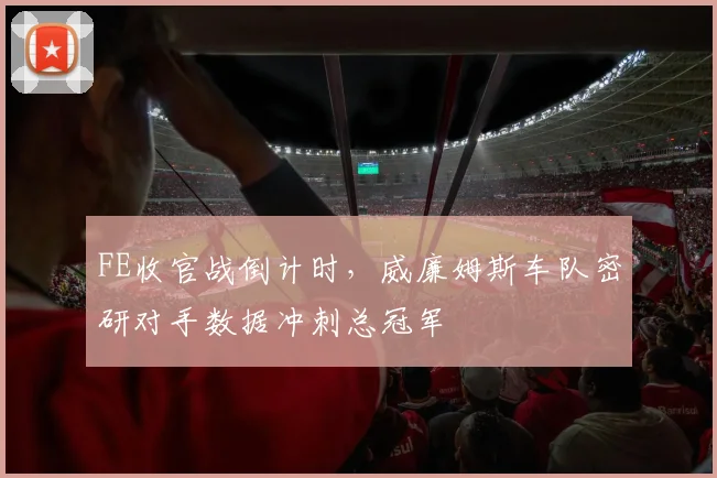 FE收官战倒计时，威廉姆斯车队密研对手数据冲刺总冠军